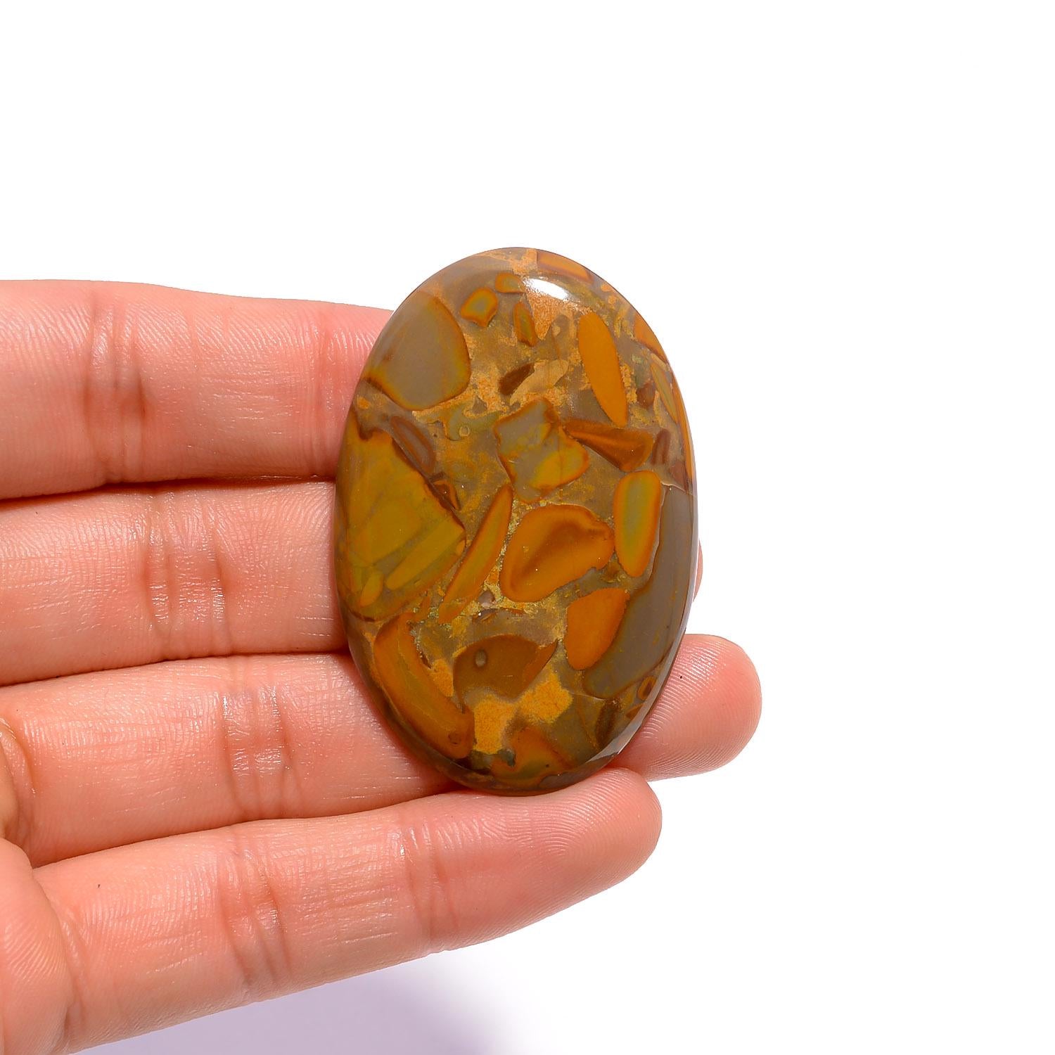 Multi Color Fruit Jasper Gemstone Cabochon, Healing Stone
