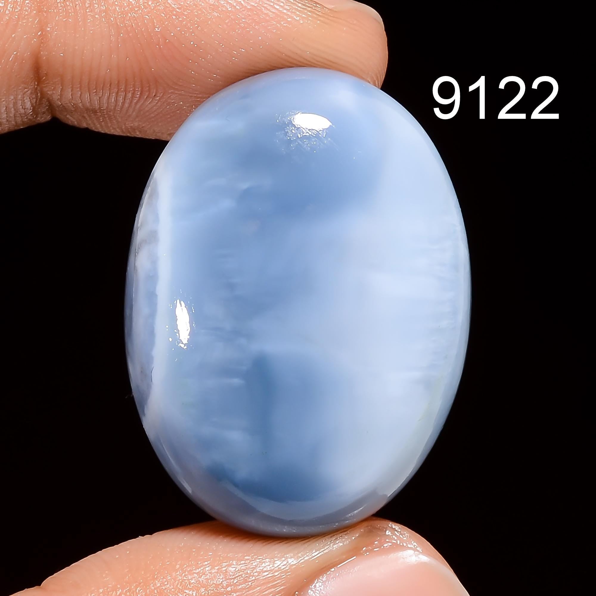 OWYHEE BLUE Opal Gemstone, Wire Wrapping Stone As Seen - image 2