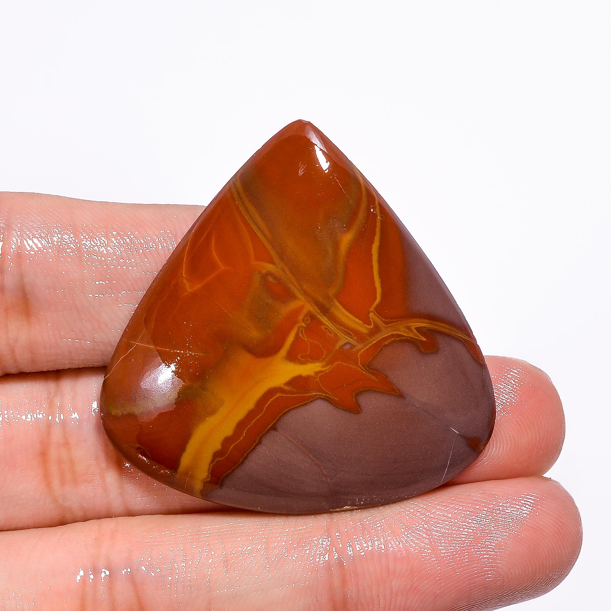Natural Noreena Jasper Cabochon, Designer Gemstone Pendant Stone - image 6
