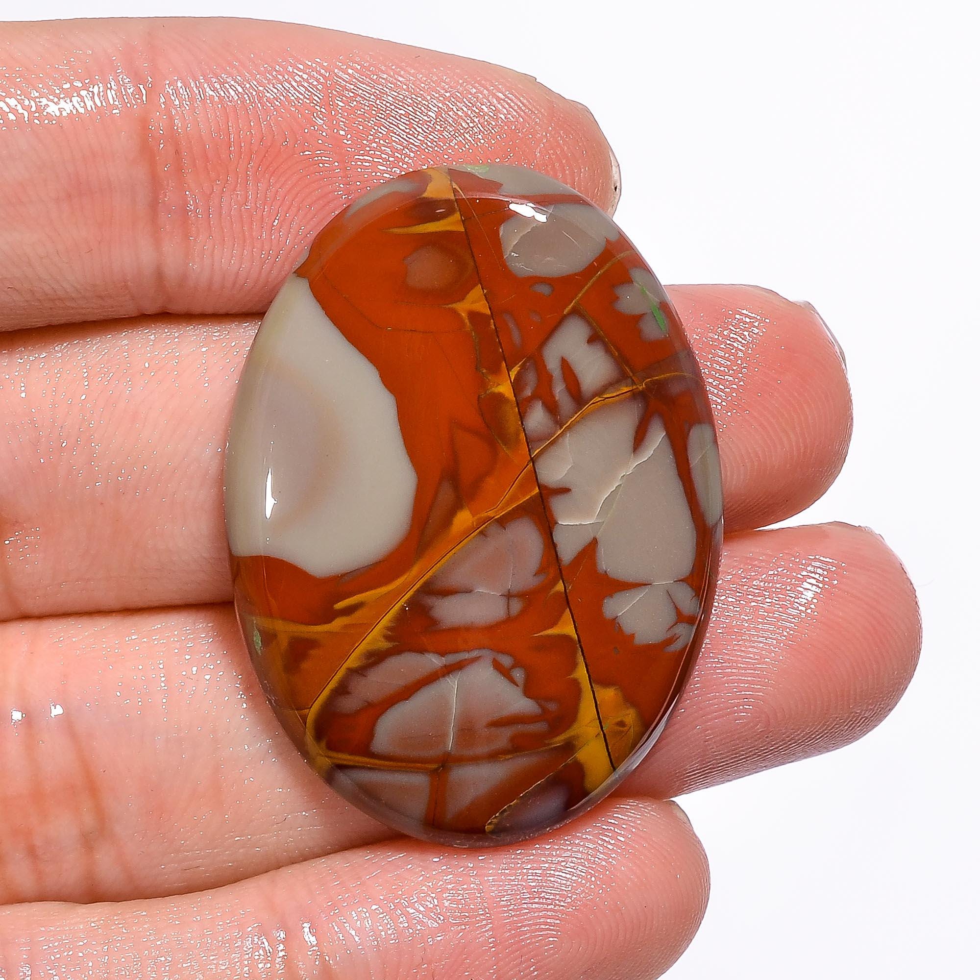 Natural Noreena Jasper Cabochon, Designer Gemstone Pendant Stone - image 5