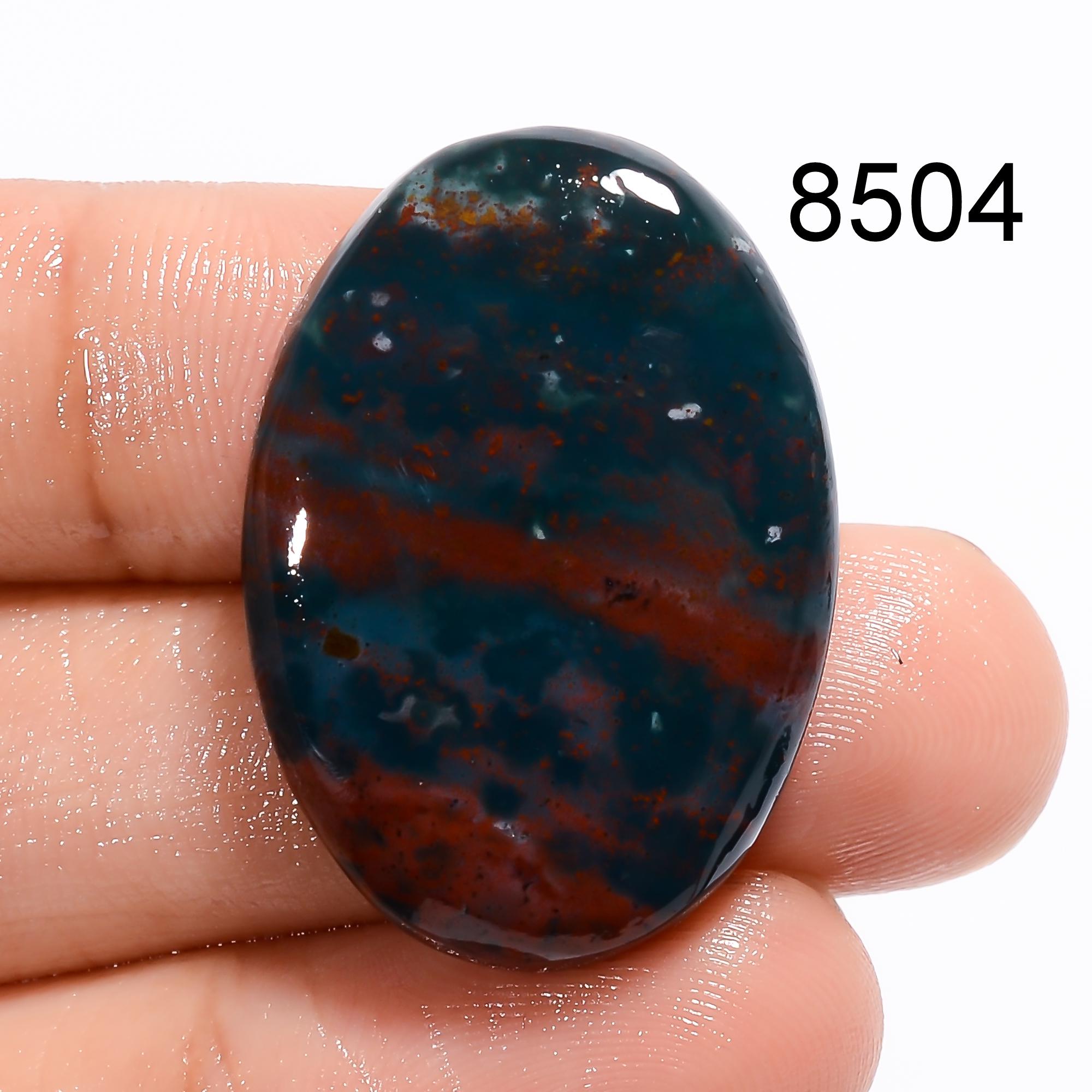 AAA Bloodstone Cabochon Pair, Loose Gemstone for Jewelry - image 6