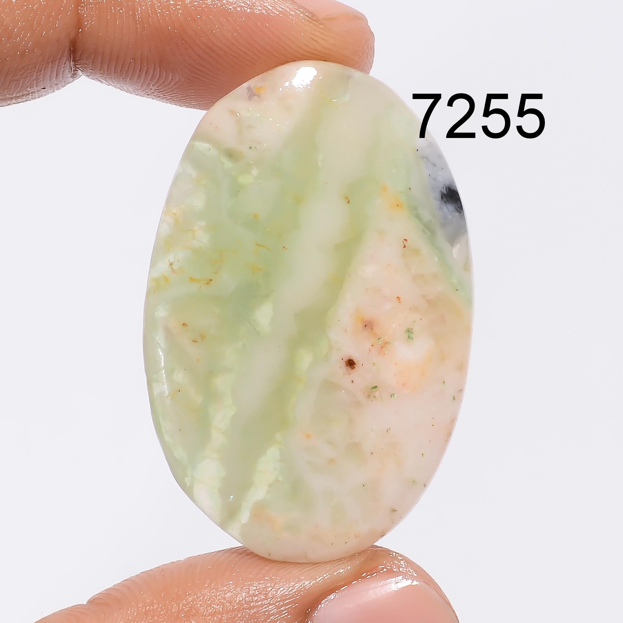 Blue John Gemstone Cabochon: Rainbow Fluorite Loose Gemstone for Jewelry