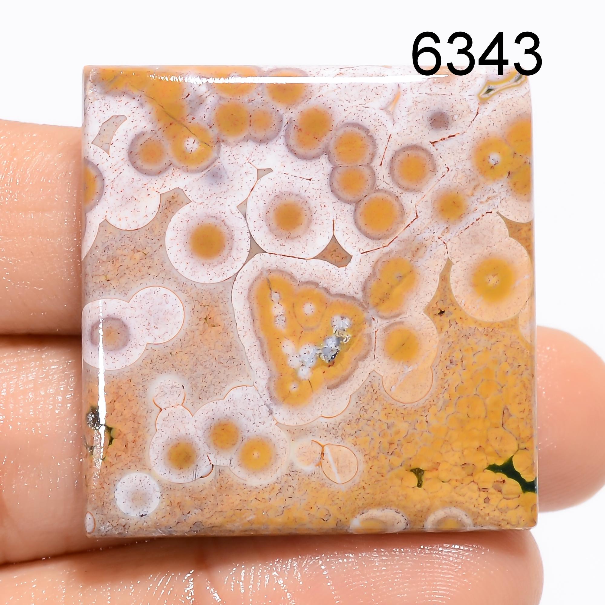 Natural Ocean Jasper Cabochon, Mix Shape Gemstone, Jewelry Making - image 8