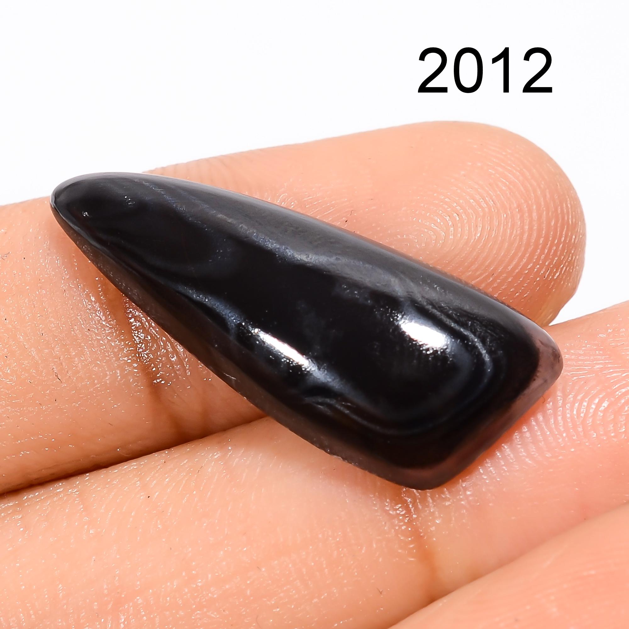 Natural Psilomelane Gemstone, Mixed Shape Loose Cabochon Healing Crystal - image 3