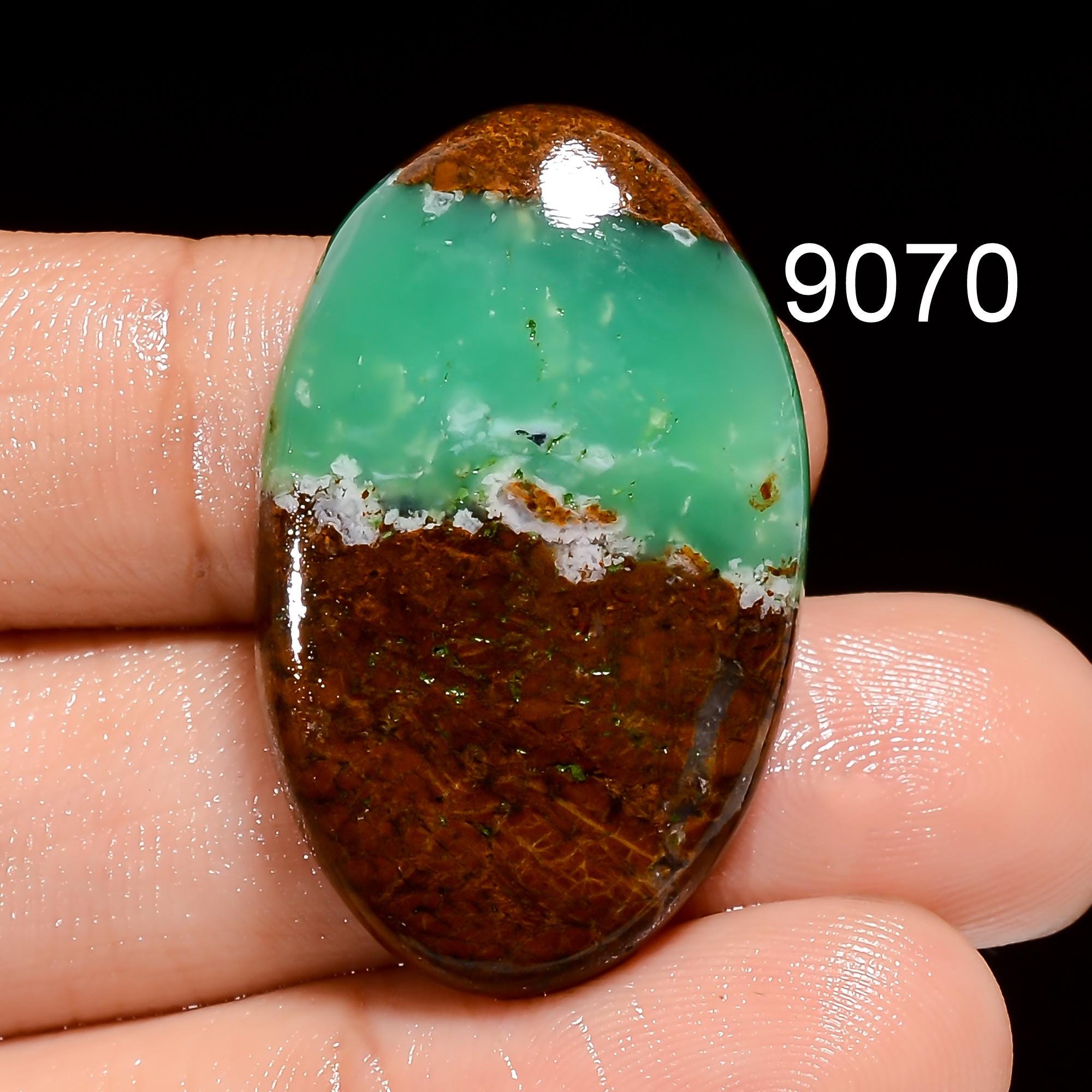 AAA Chrysoprase Cabochon, Natural Gemstone Pendant, DIY Jewelry Making