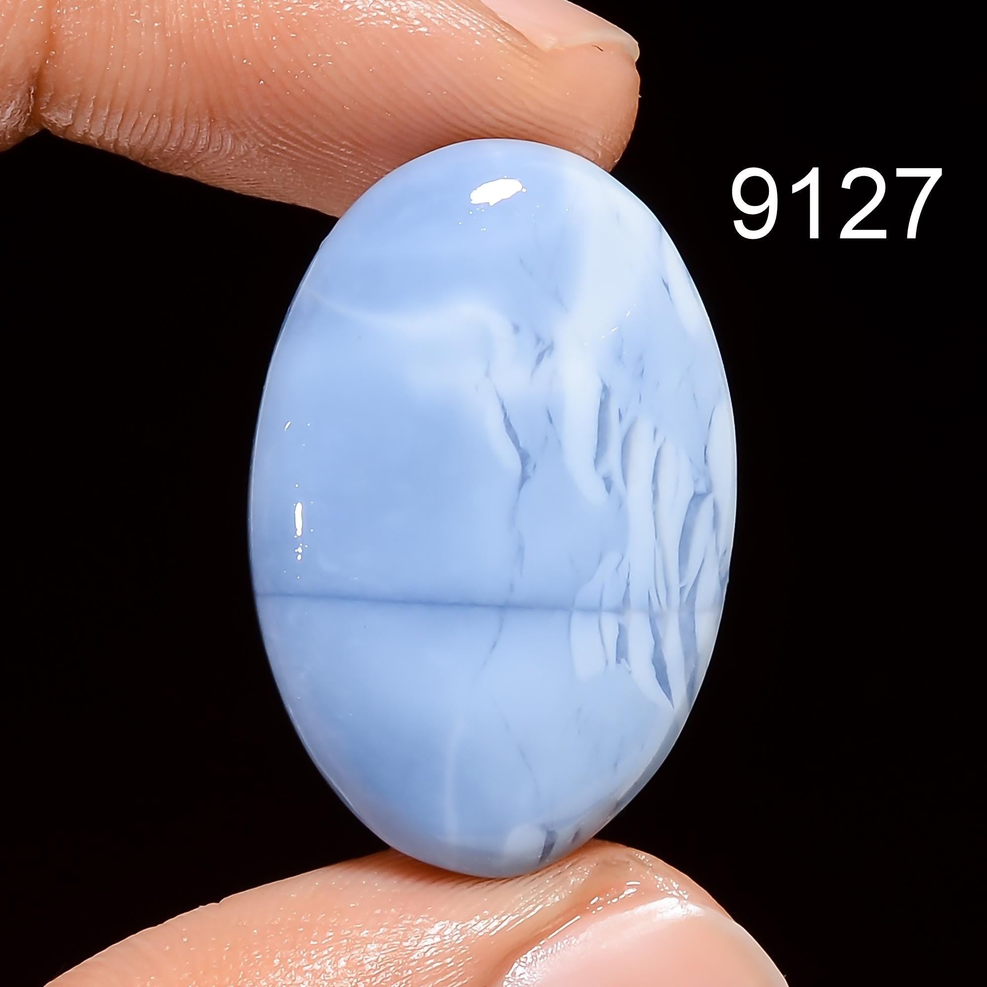 OWYHEE BLUE Opal Gemstone, Wire Wrapping Stone As Seen - image 6