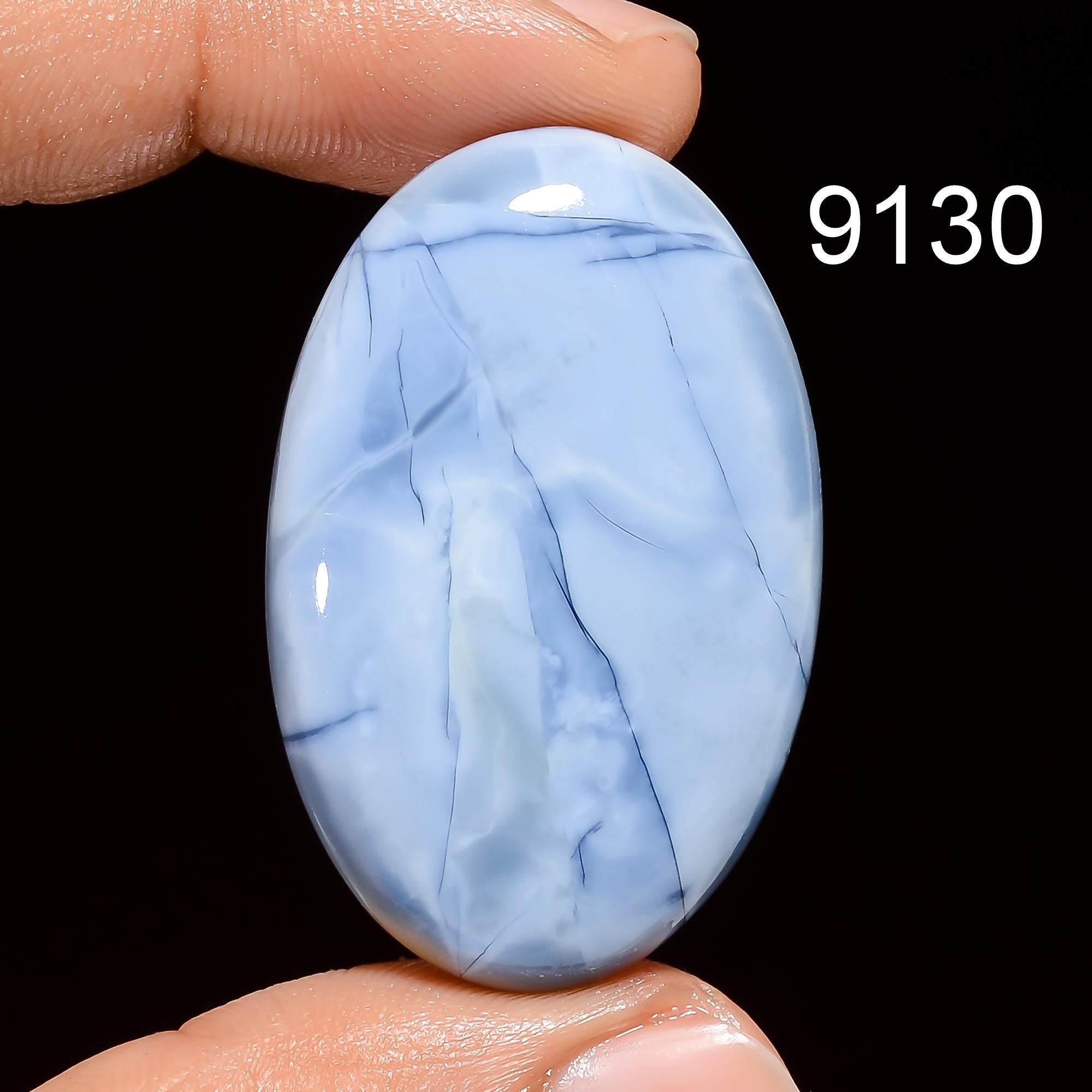 OWYHEE BLUE Opal Gemstone, Wire Wrapping Stone As Seen - image 9