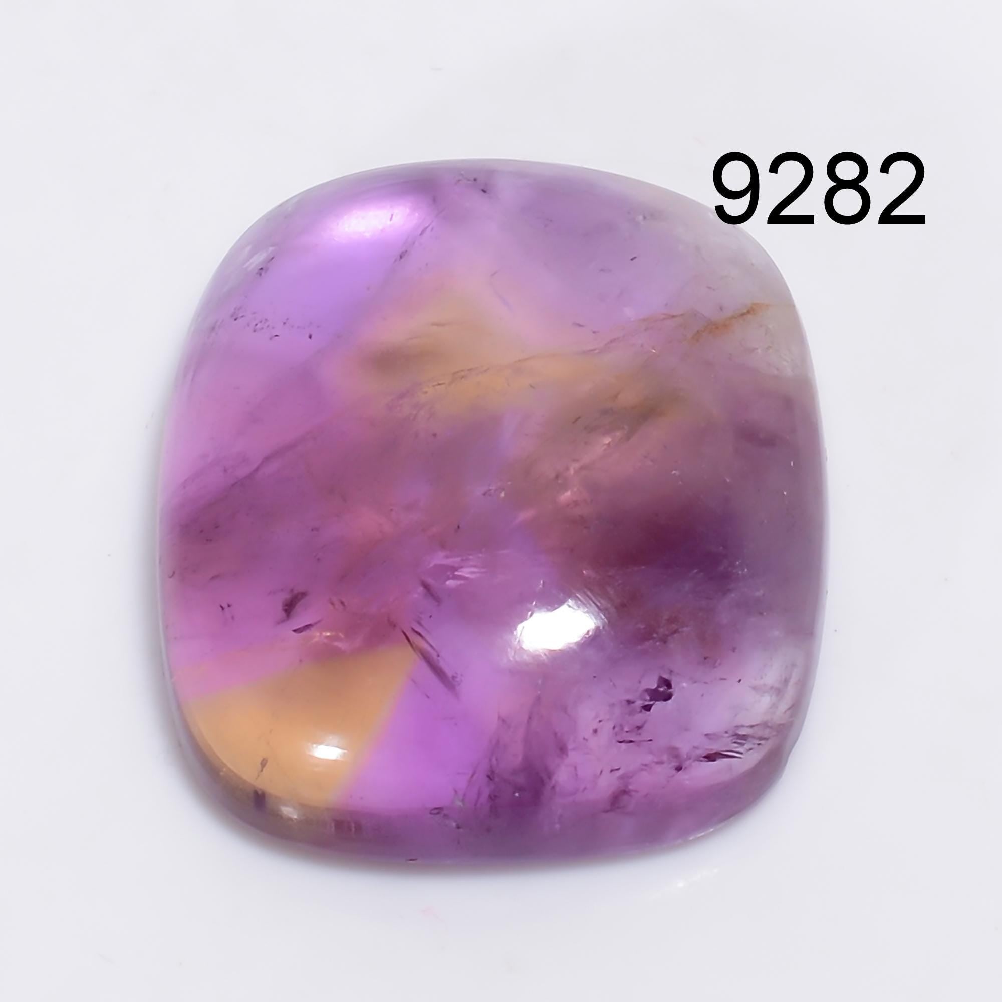 Natural Bio Color Ametrine Cabochon, AAA Pear Shape Loose Gemstone. - image 6