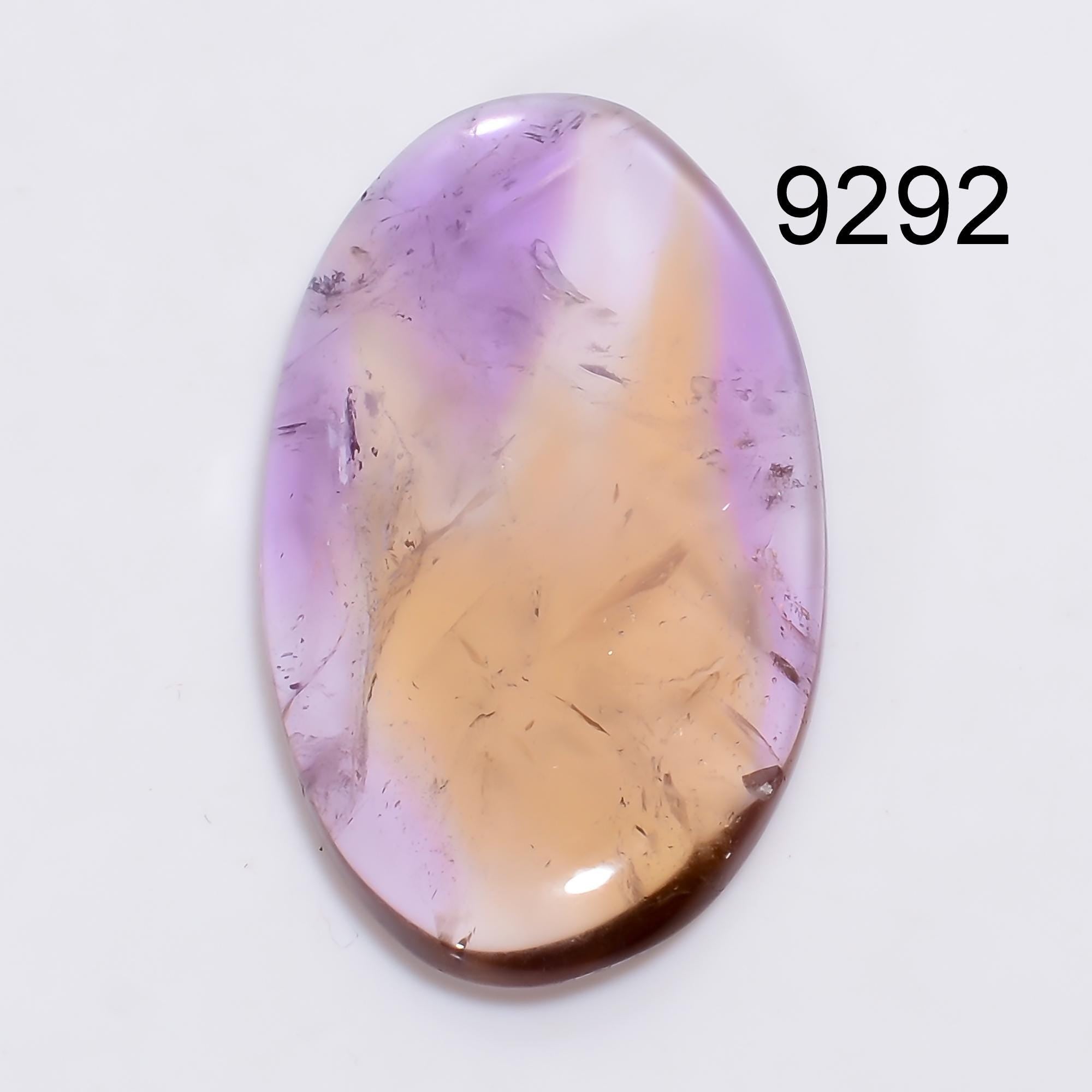 Natural Bio Color Ametrine Cabochon, AAA Pear Shape Loose Gemstone. - image 8