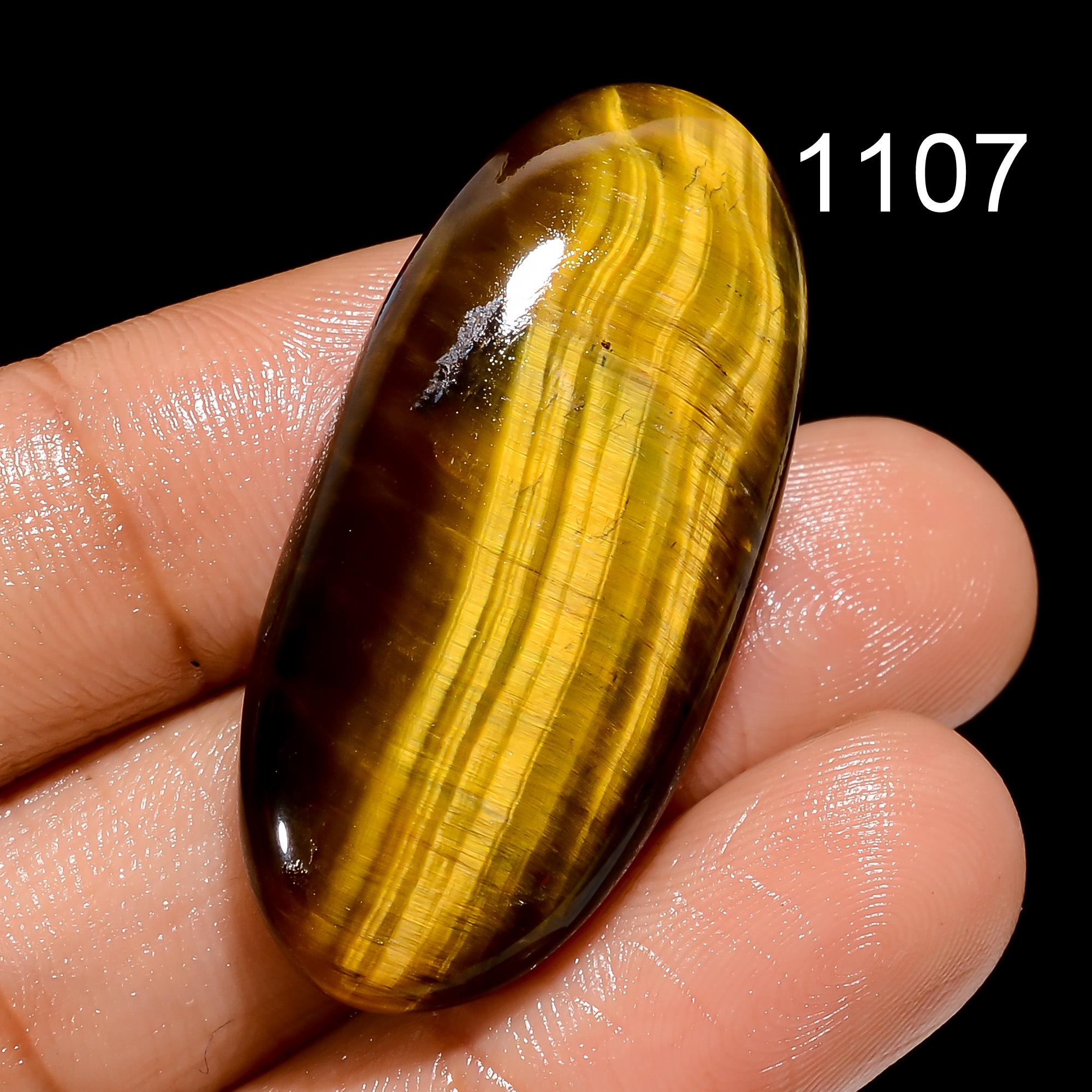 Natural Tiger Eye Gemstone, Natural Tiger Eye Cabochons, Loose Tiger Eye For Jewelry Making Supply, Home Decor Crystals, - image 7