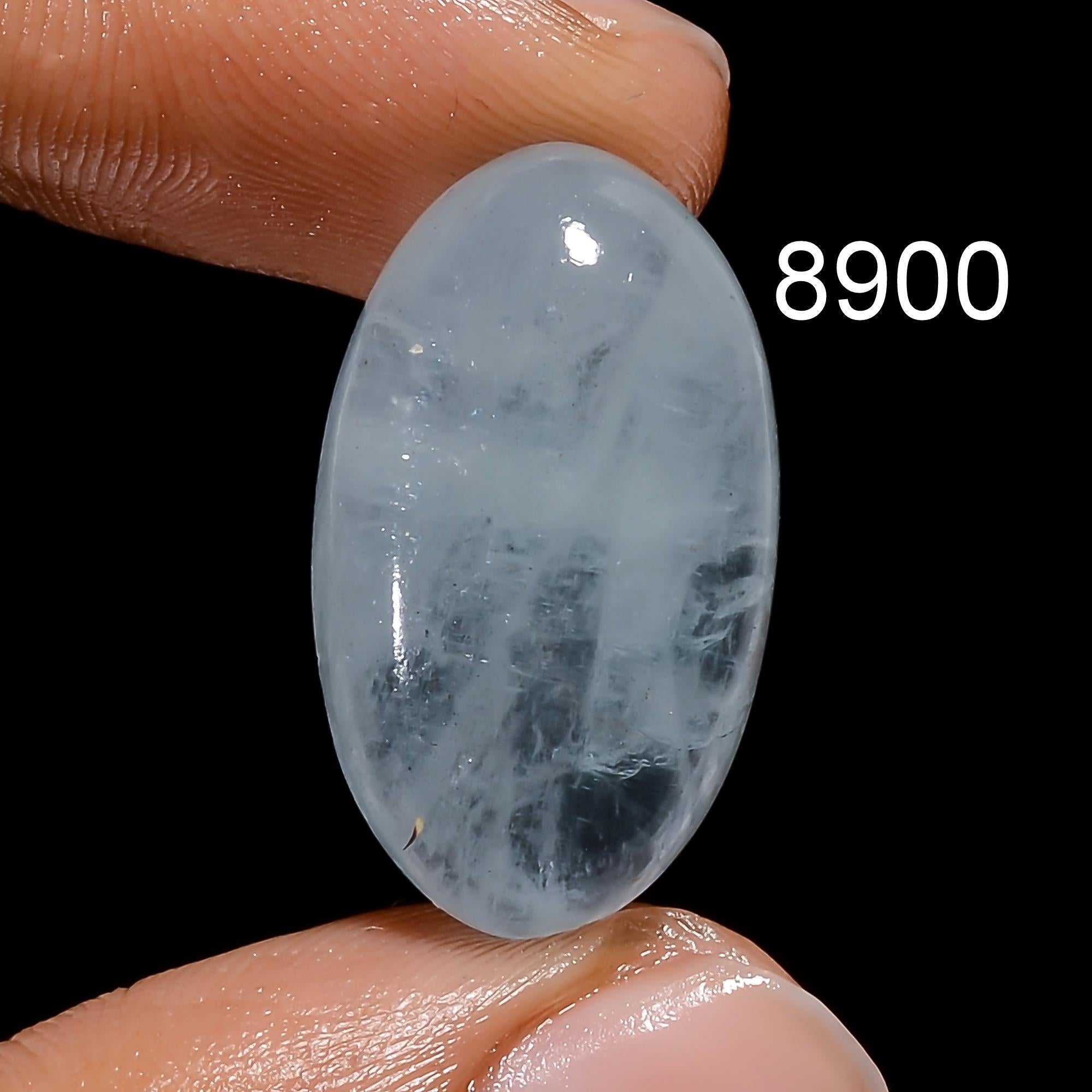 AAA Milky Aquamarine Cabochon, Loose Gemstone for Jewelry Making