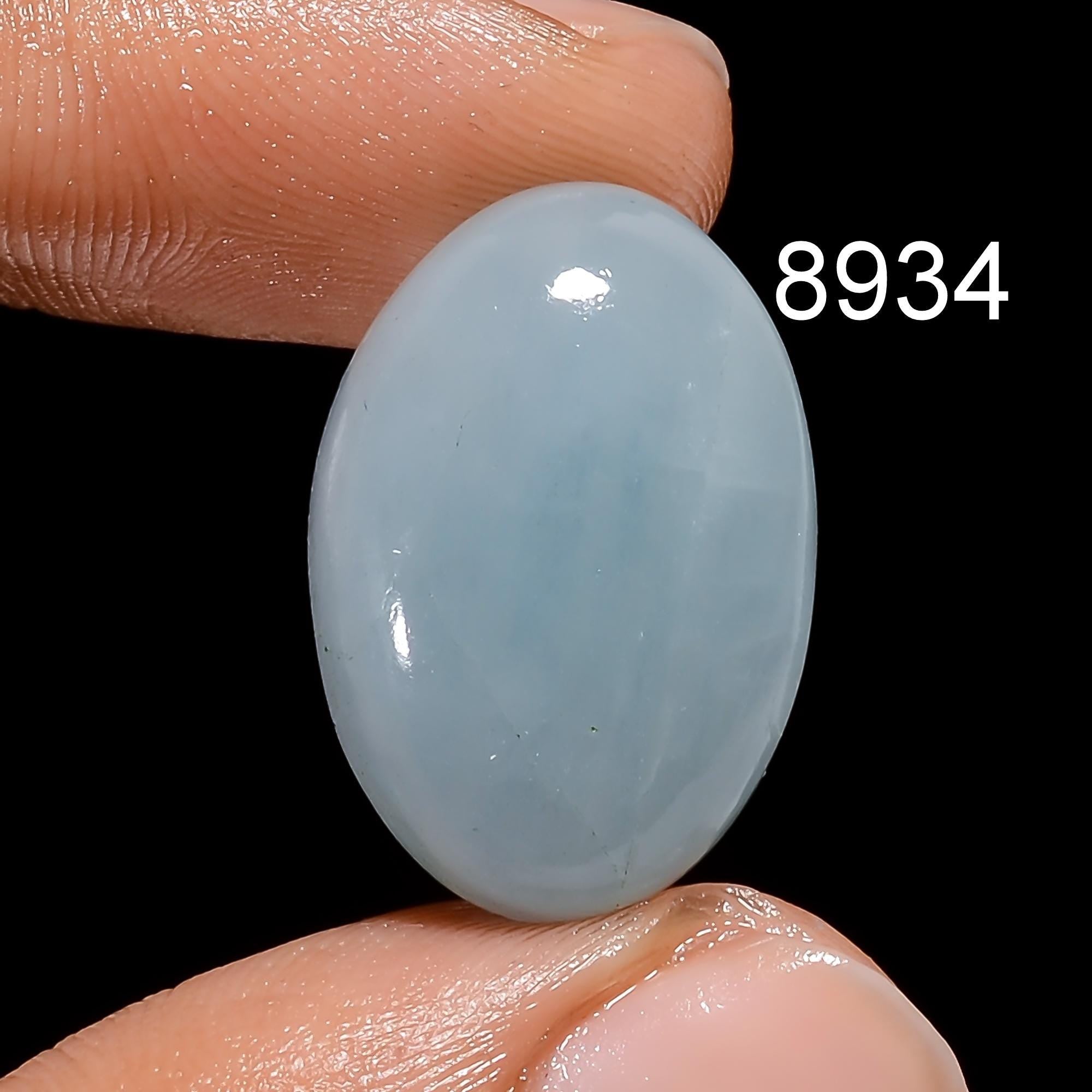 AAA Milky Aquamarine Cabochon, Loose Gemstone for Jewelry Making - image 8