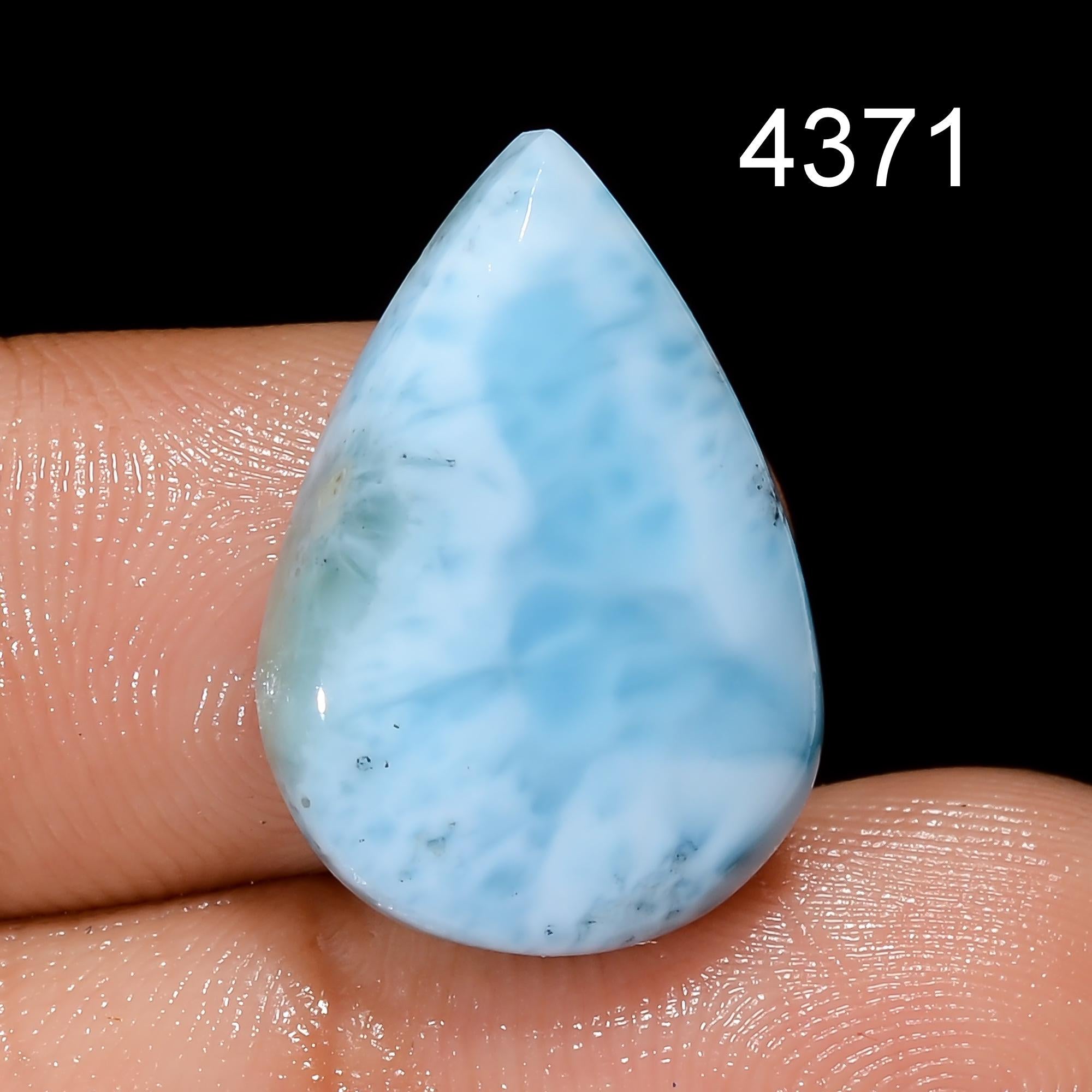 Natural Larimar Gemstone, Designer Larimar Cabochon Crystal, DIY-ART-CRAFTS Pendant Necklace. - image 5