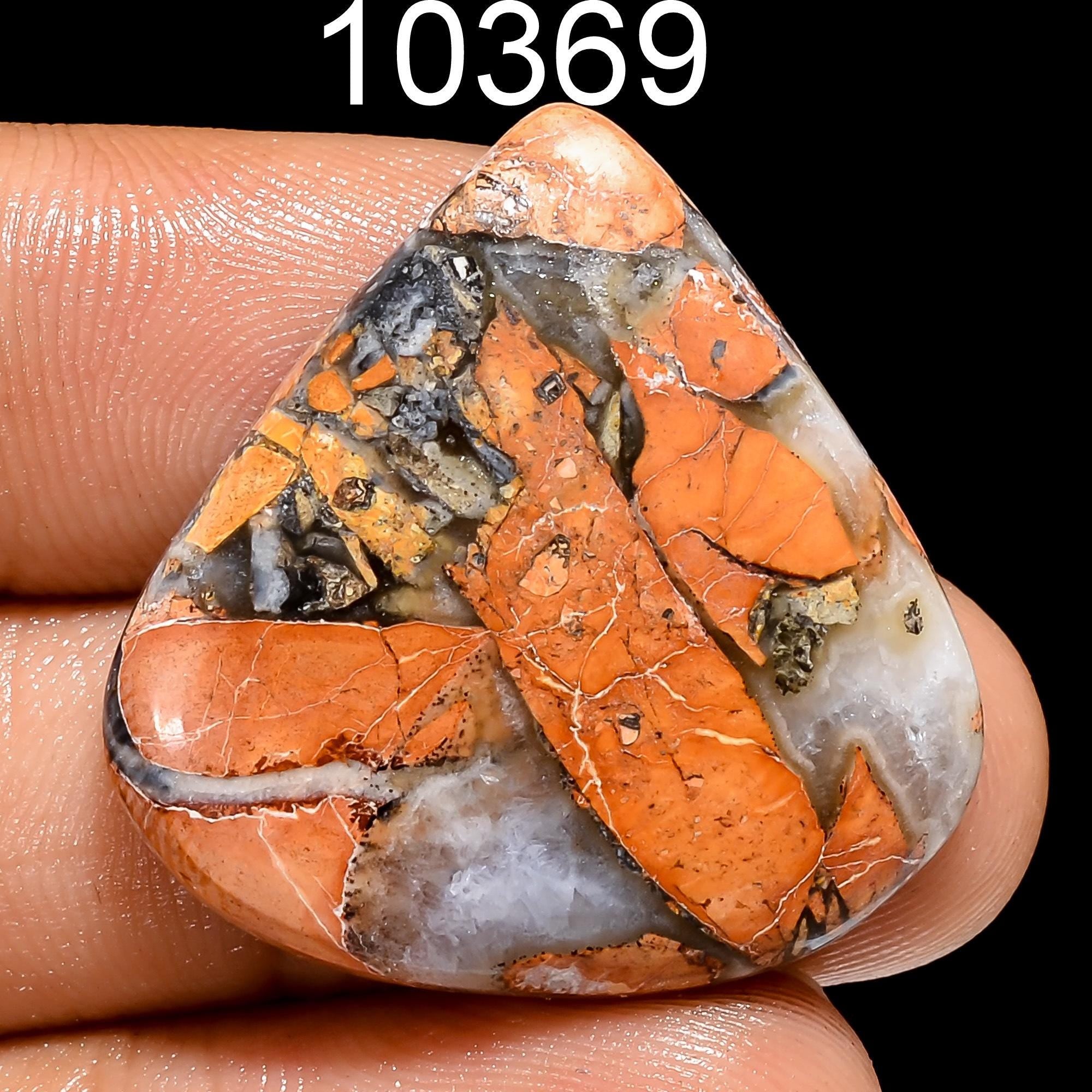 Natural Maligano Jasper Cabochon, Mix Shape Gemstone - image 6