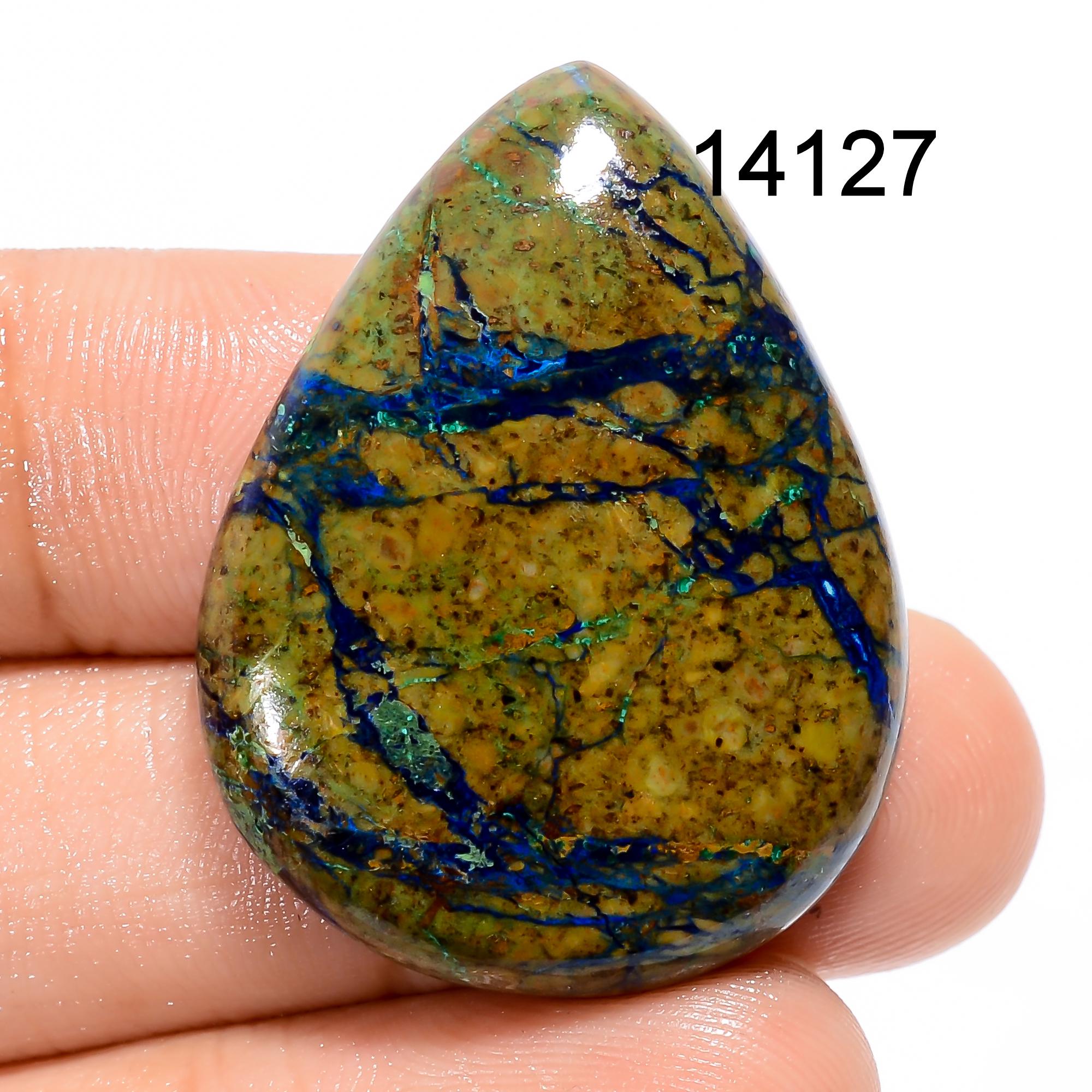 Rare Azurite  Gemstone, Semi Precious Azurite  Cabochon. - image 2