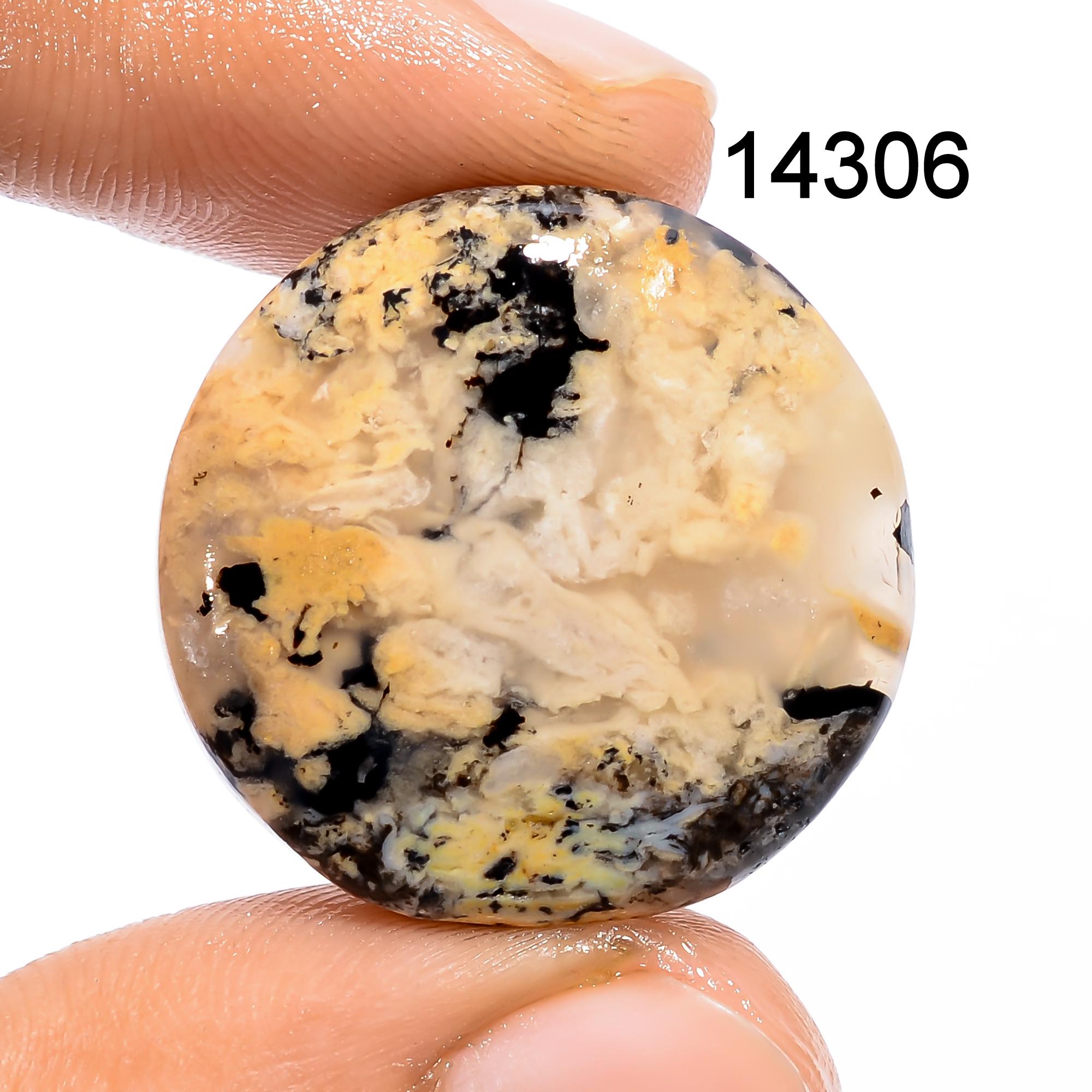 Natural Tiger Dendrite Agate Cabochon, Loose Gemstone, Jewelry Making - image 3