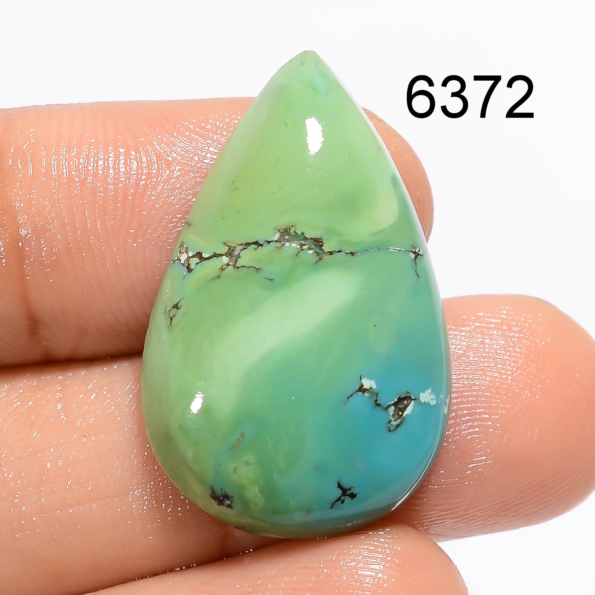 Natural Tibetan Turquoise Cabochon, AAA Quality Gemstone, Jewelry Making - image 2