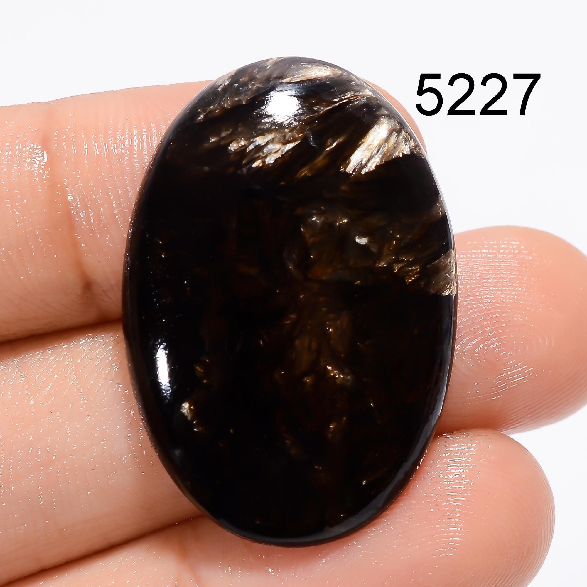 AAA Golden Seraphinite Gemstone Cabochon, DIY Jewelry