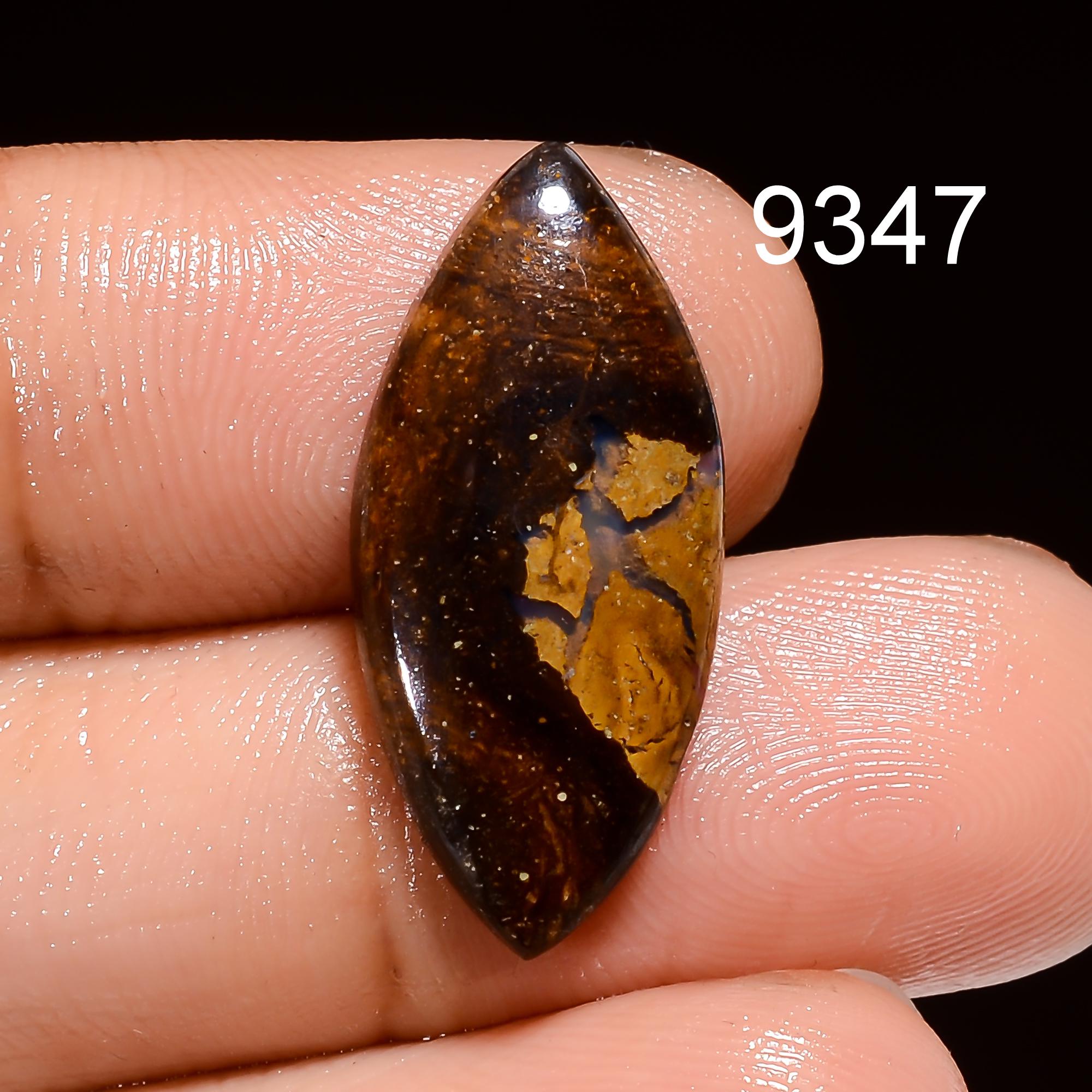 Natural Boulder Opal Cabochon Gemstone for Jewelry Making, Mix Shape AAA Quality - image 5