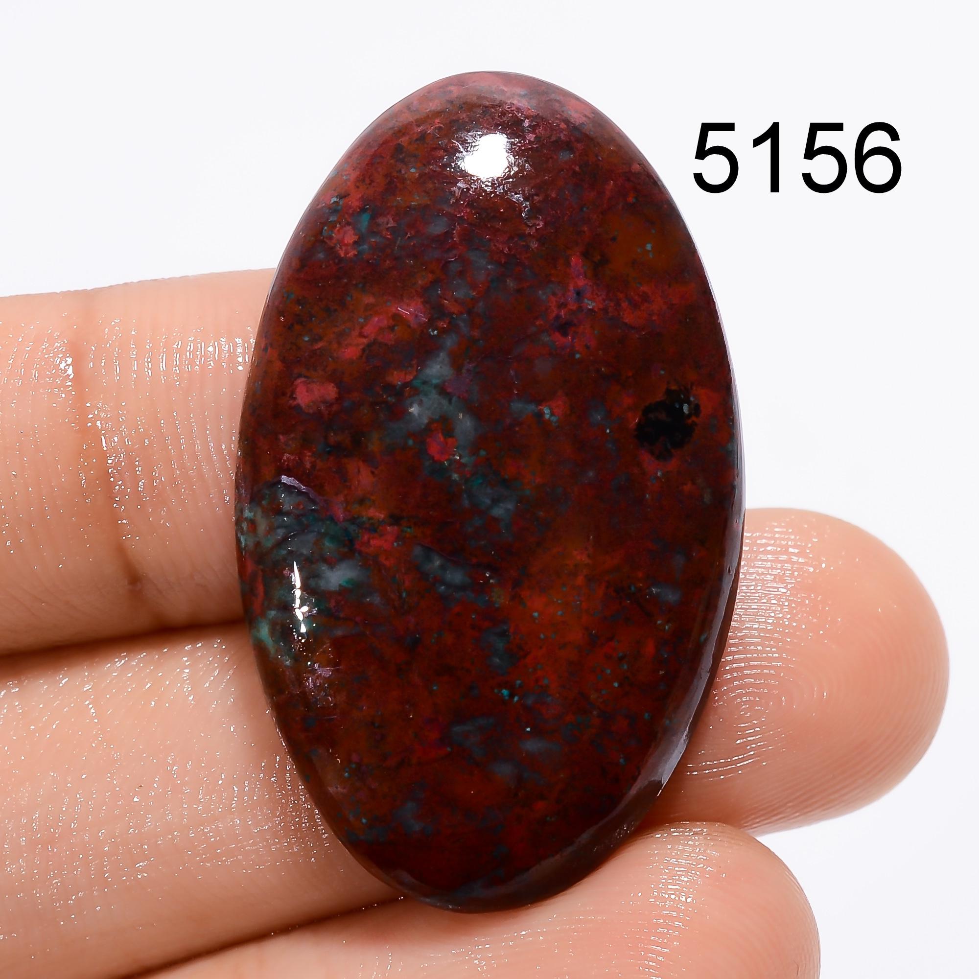 Natural Sonora Sunrise Gemstone, Designer Cupric Chrysocolla Cabochon. - image 2