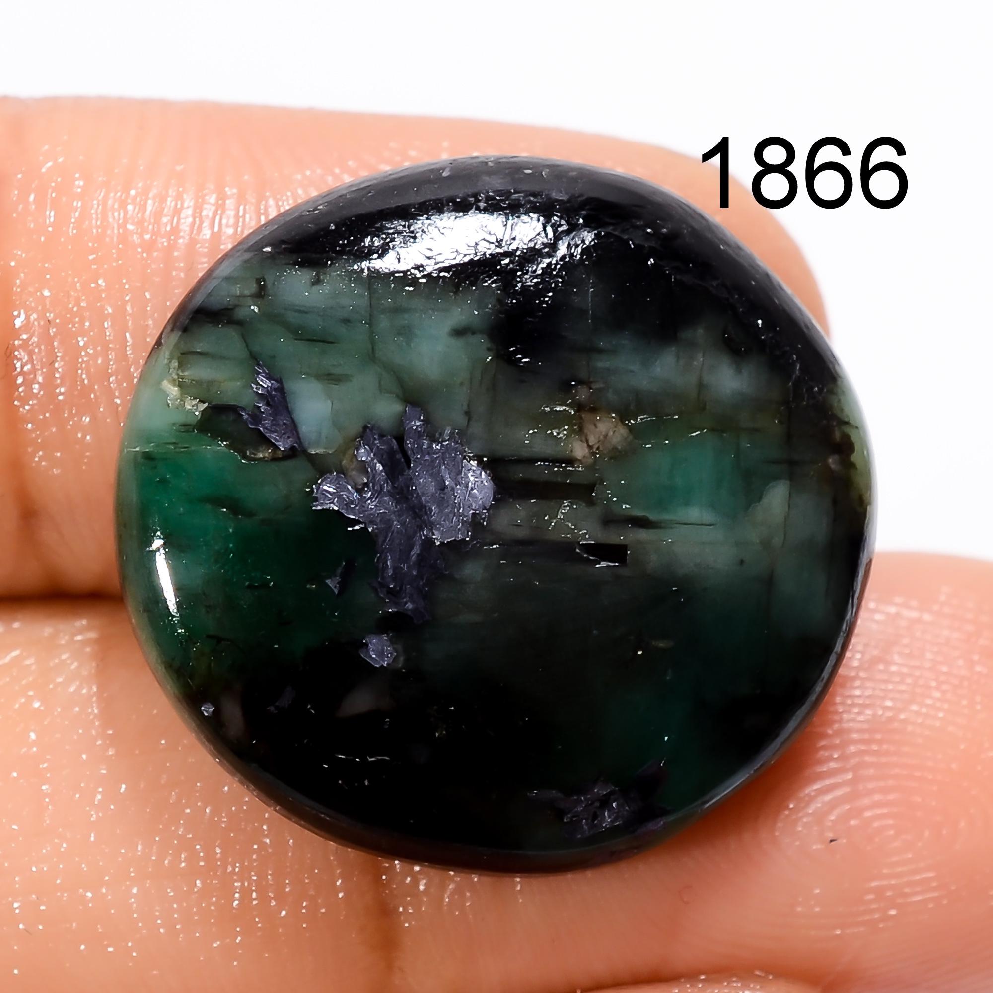 AAA Zambia Emerald Gemstone, May Birthstone, Healing Crystal - image 4
