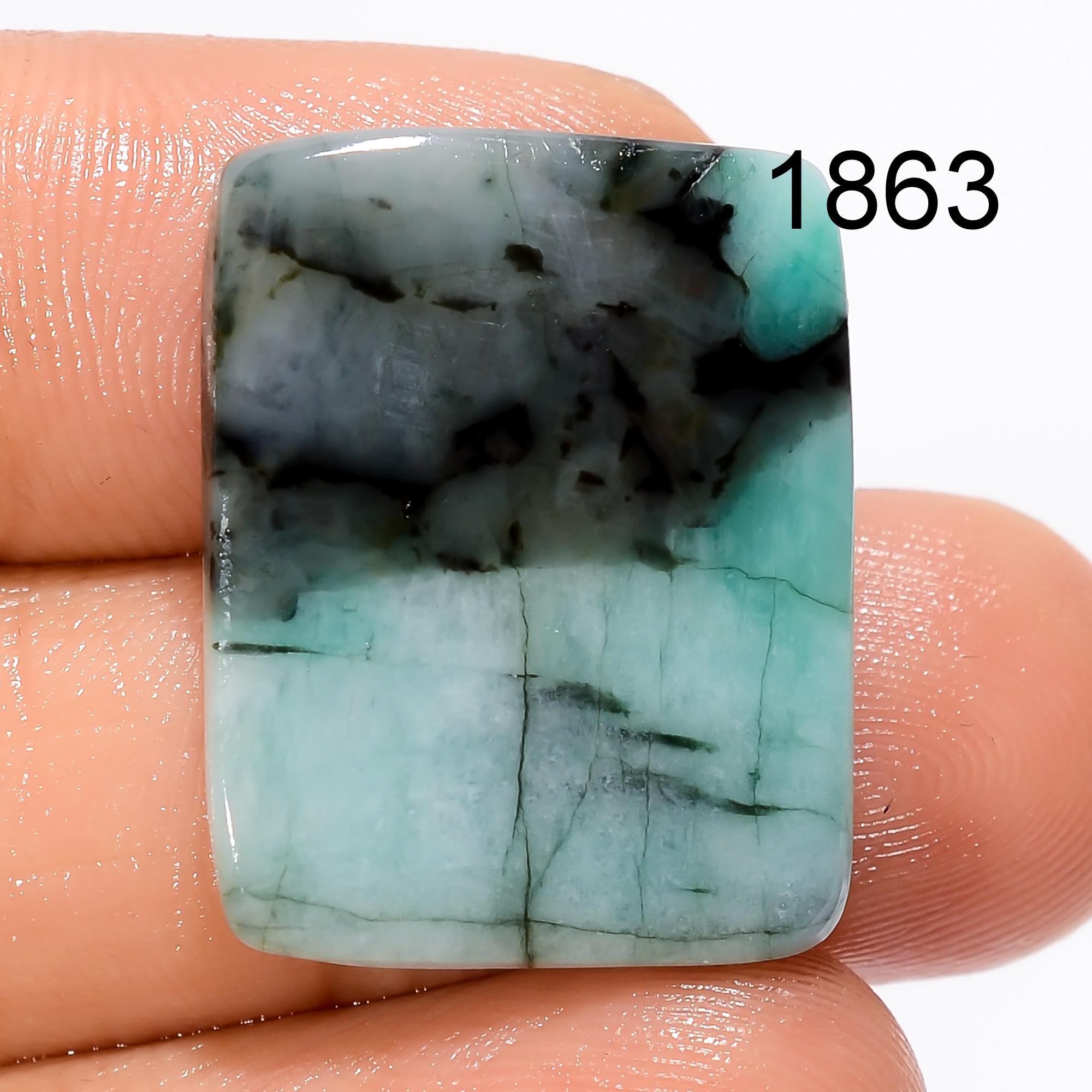 AAA Zambia Emerald Gemstone, May Birthstone, Healing Crystal - image 2