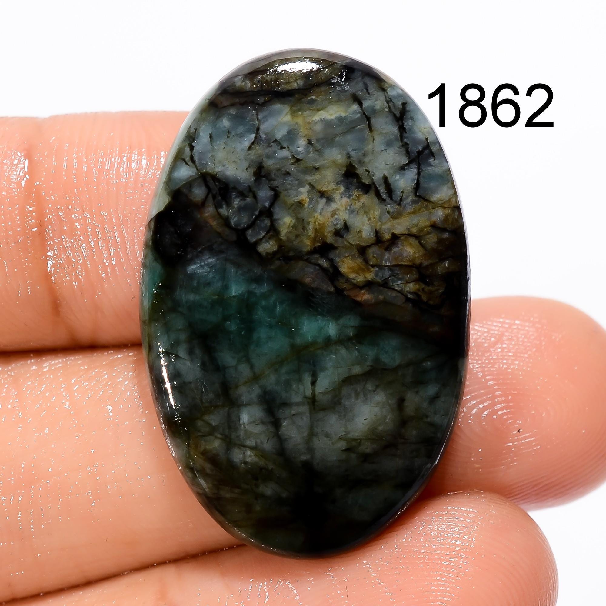 AAA Zambia Emerald Gemstone, May Birthstone, Healing Crystal