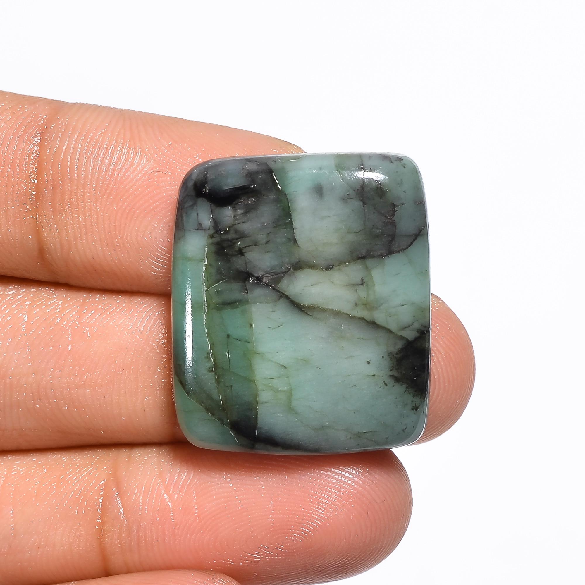 Mix Shape Natural Emerald Cabochon, Loose Gemstone for Jewelry Making - image 5