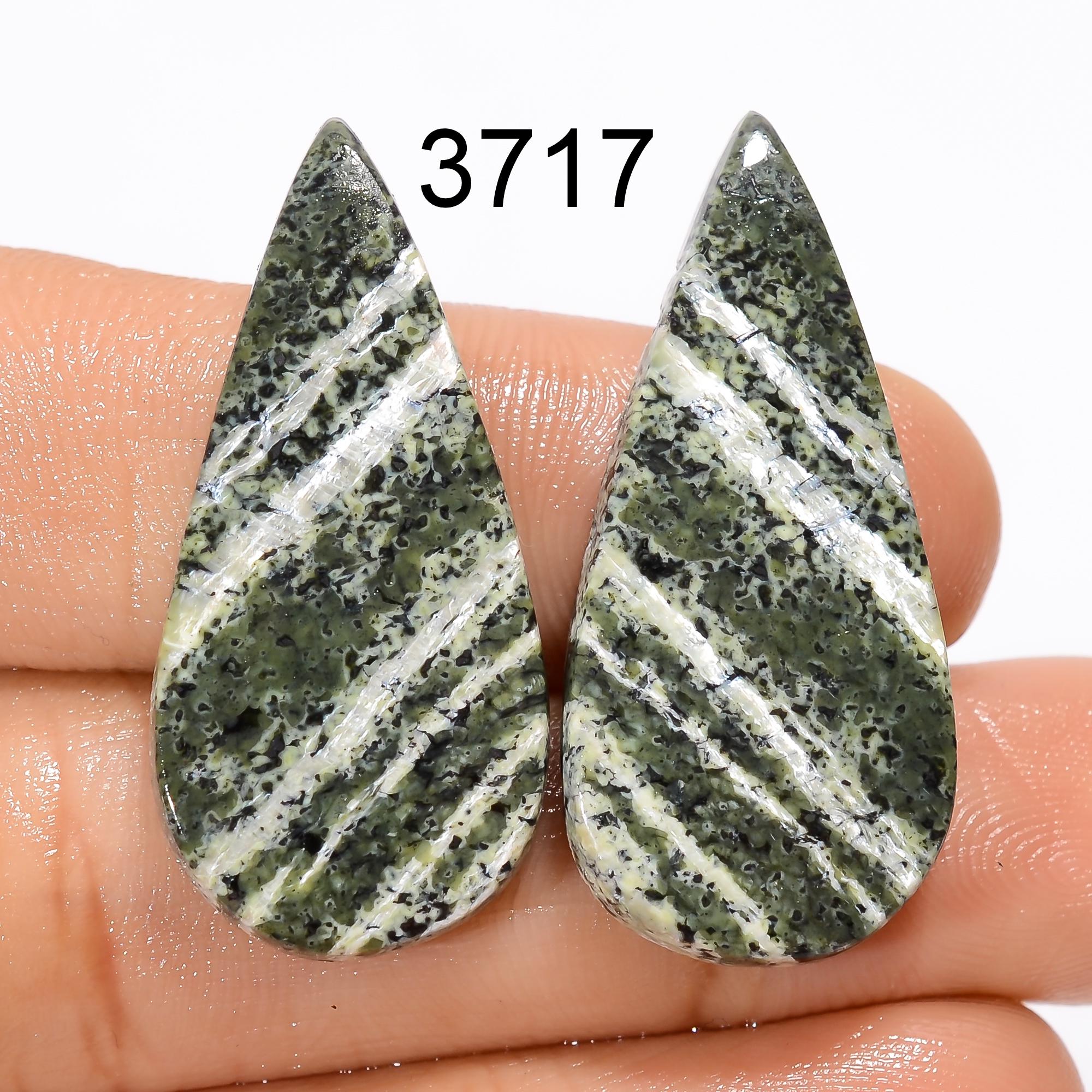 Designer Green Swiss Opal Pair Gemstone Natural Mix Shape Gemstone.