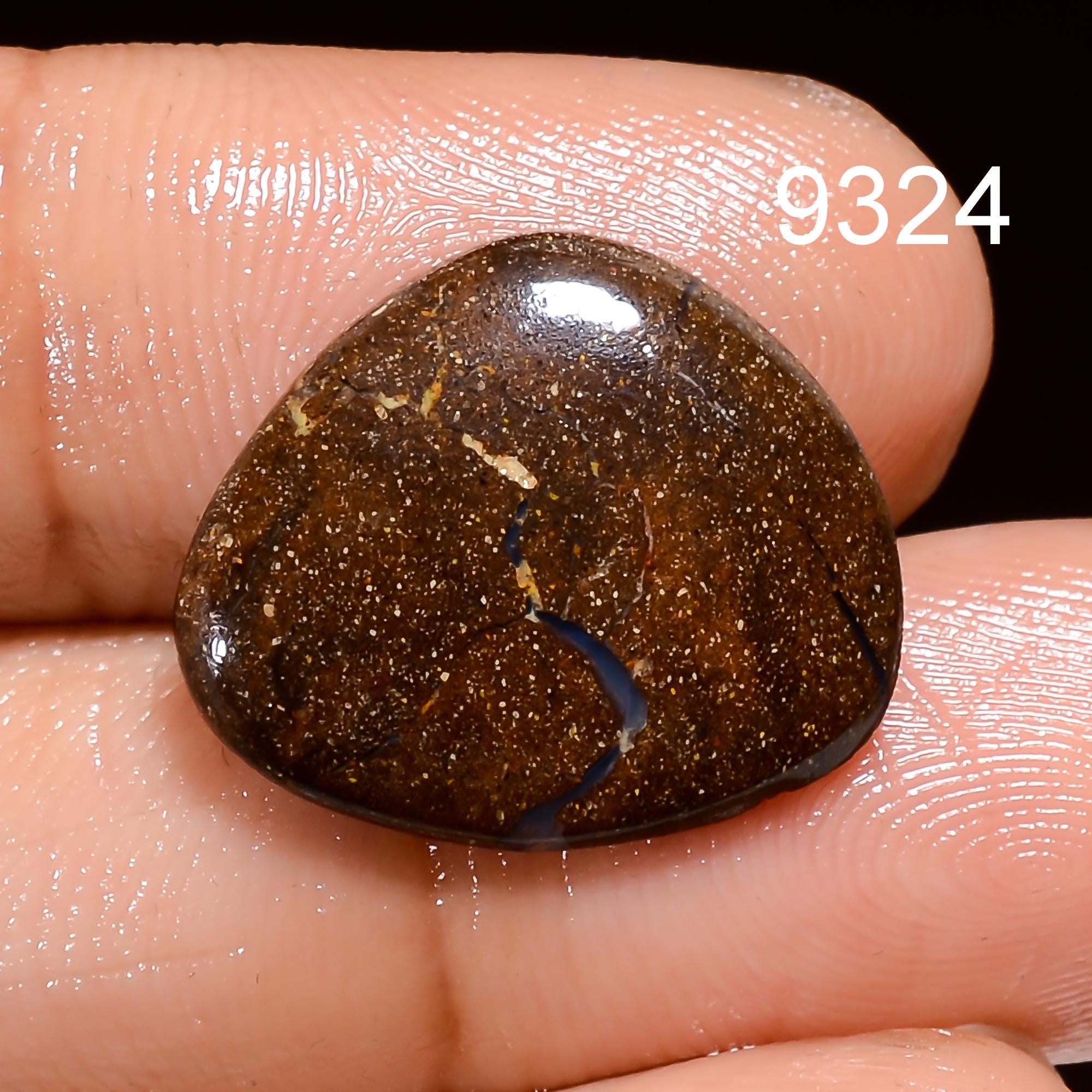Natural Boulder Opal Cabochon Gemstone for Jewelry Making, Mix Shape AAA Quality - image 2