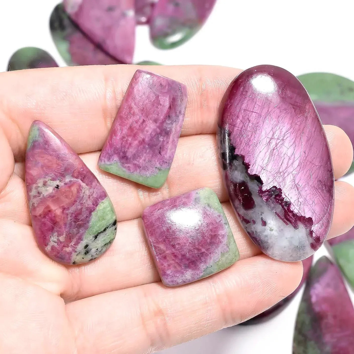 Ruby Zoisite gemstone for Jewelry brand
