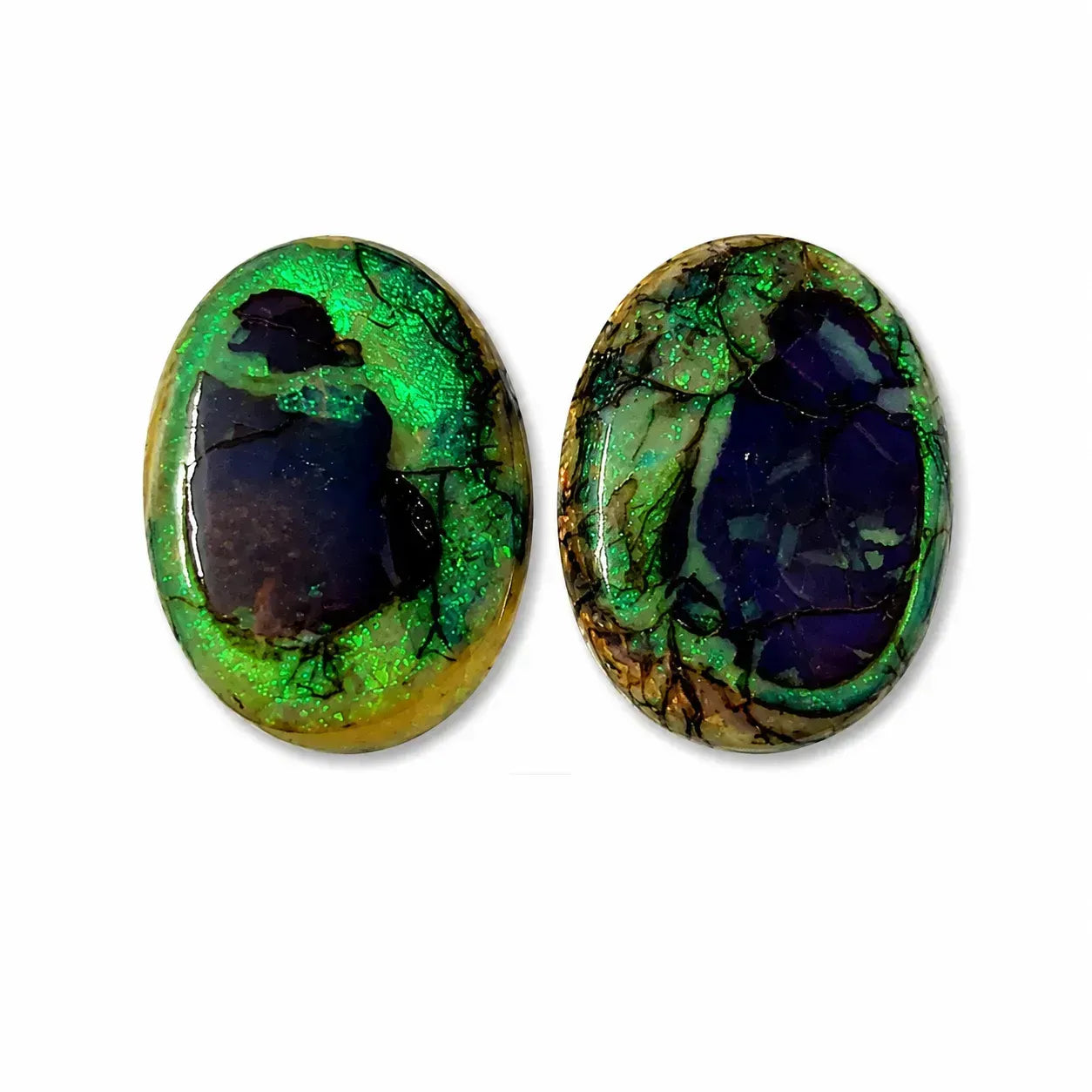 Fancy freeform shape Sterling Opal Cabochon, unique piece, 15x20mm, 10 carats, AAA grade front view