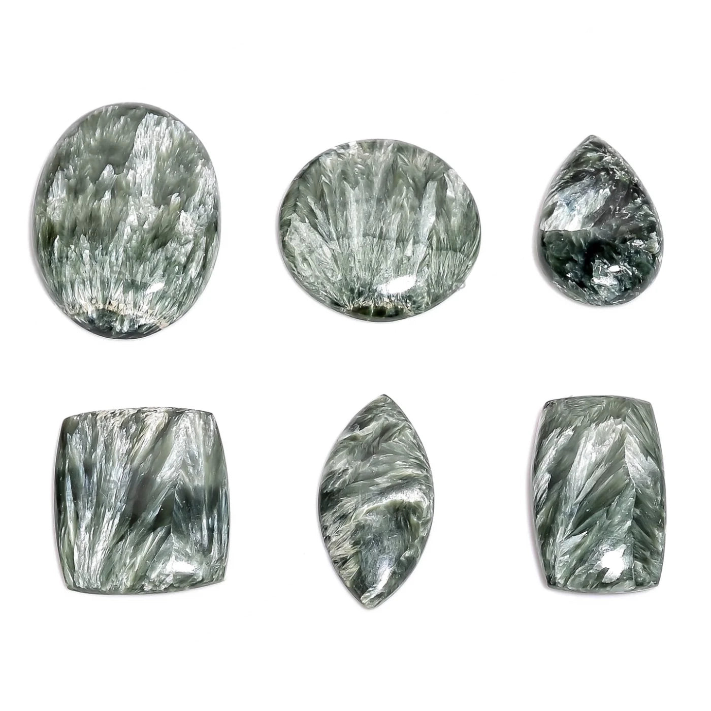 AAA Seraphinite bulk Cabochon